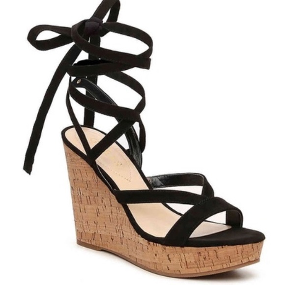 guess wedge heels